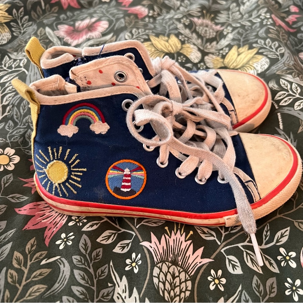 Mini Boden high top sneakers